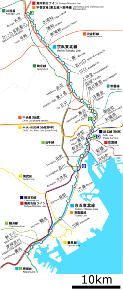 京浜 東北 線 路線 図